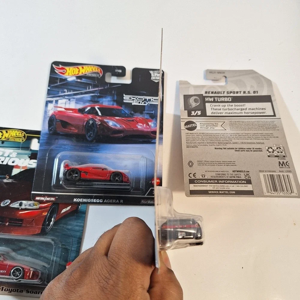 Hot Wheels‎ Premium Soarer/ Koenigsegg/ Honda NSX-R / Renault Super Treasure